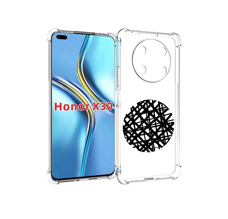 

Чехол MyPads круглая-абстракция для Honor X30 / Magic4 Lite 5G, Прозрачный, Tocco