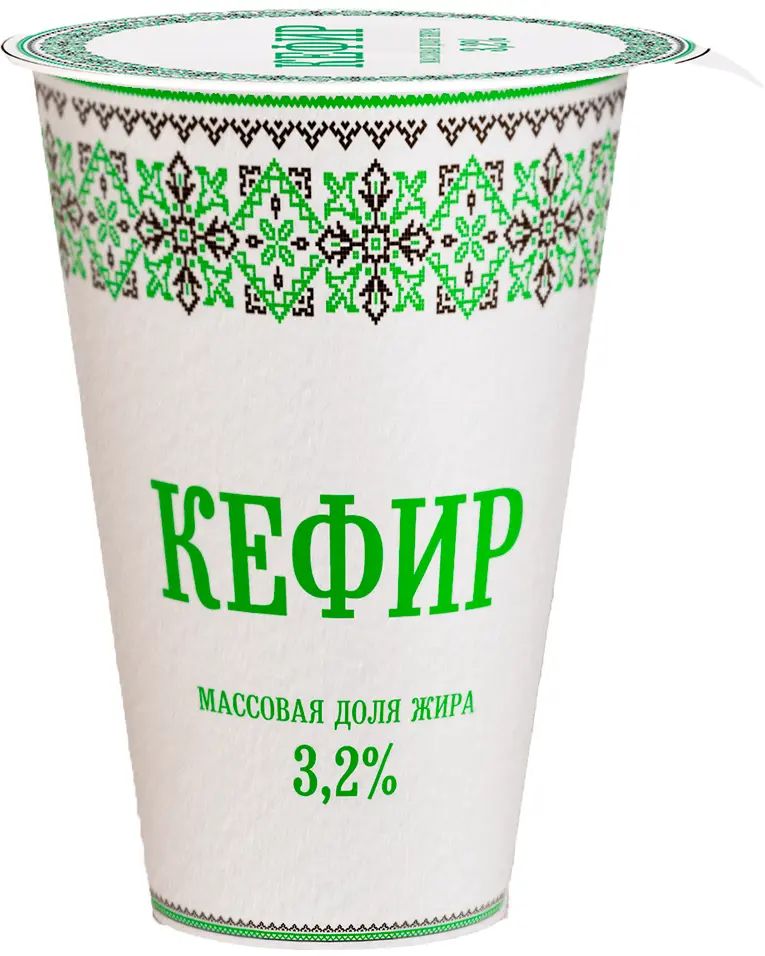 Кефир Славянские кружева 3,2% 175 г