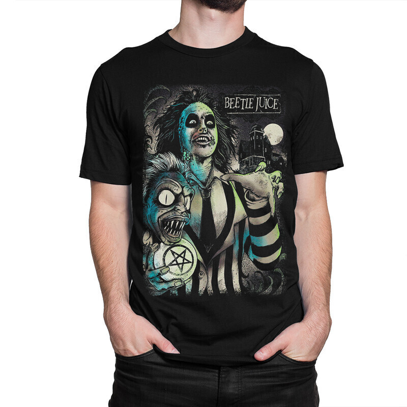 

Футболка мужская Dream Shirts Битлджус 10008042 черная S, Битлджус 10008042