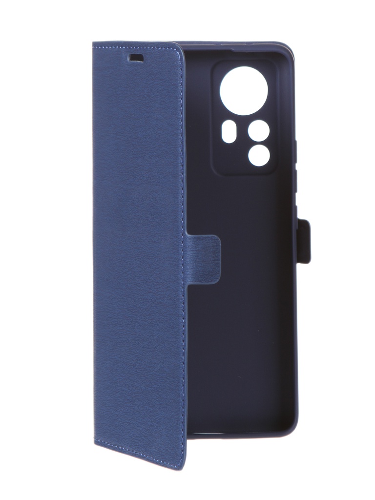 фото Чехол df для xiaomi 12 pro blue xiflip-79 df-group