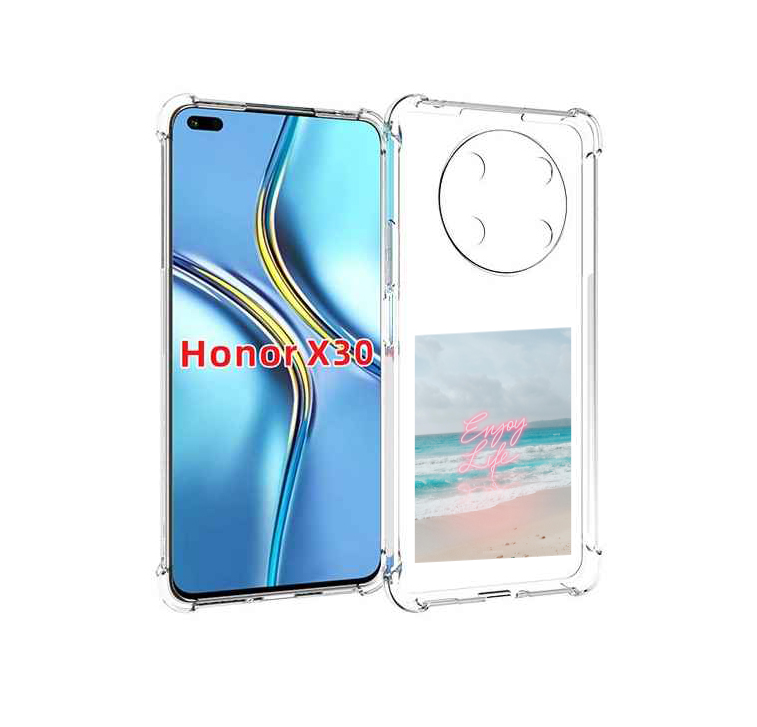 

Чехол MyPads красивый пляж для Honor X30 / Magic4 Lite 5G, Прозрачный, Tocco