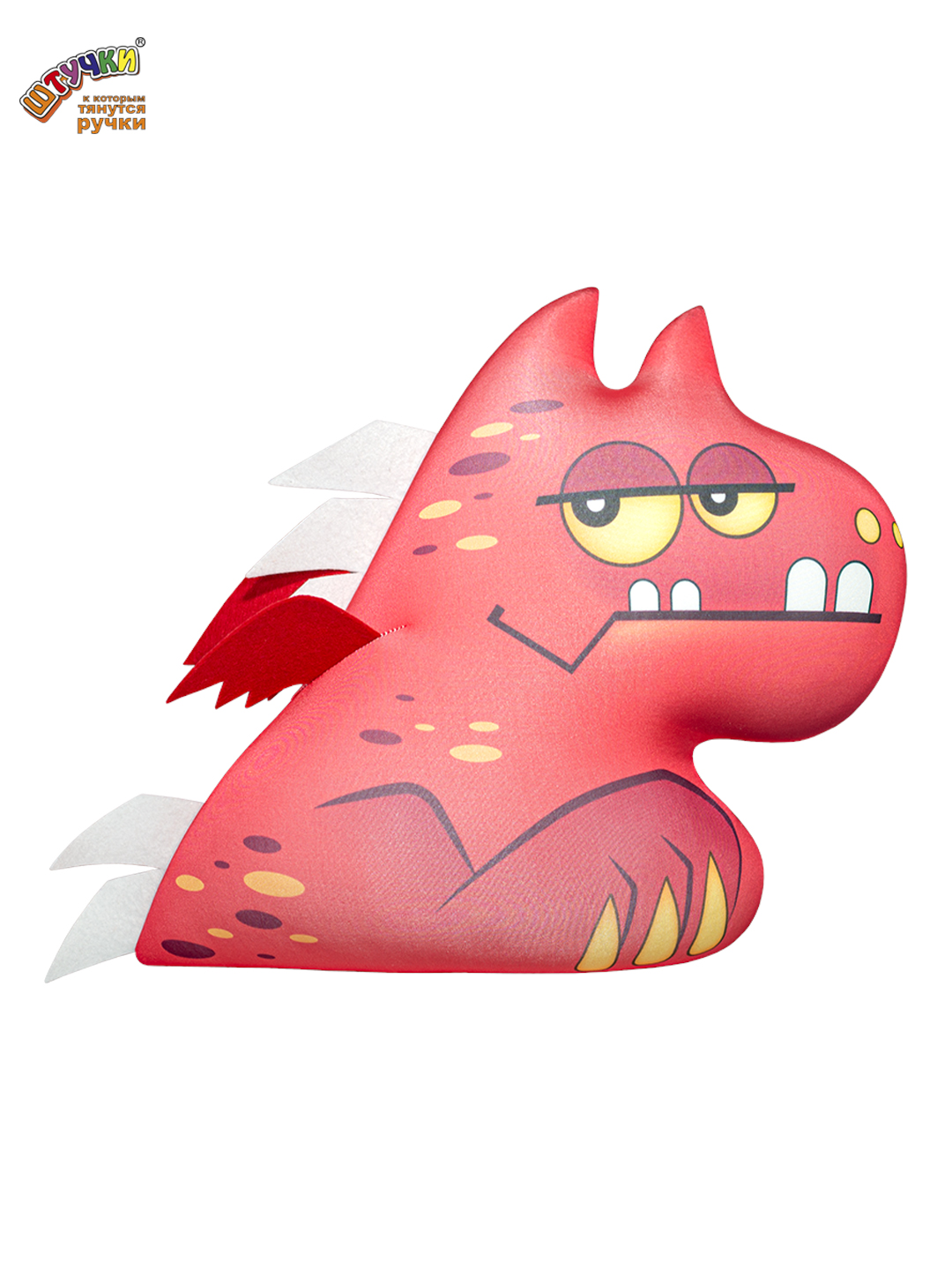 Мягкая игрушка Штучки, к которым тянутся ручки Дино, красный