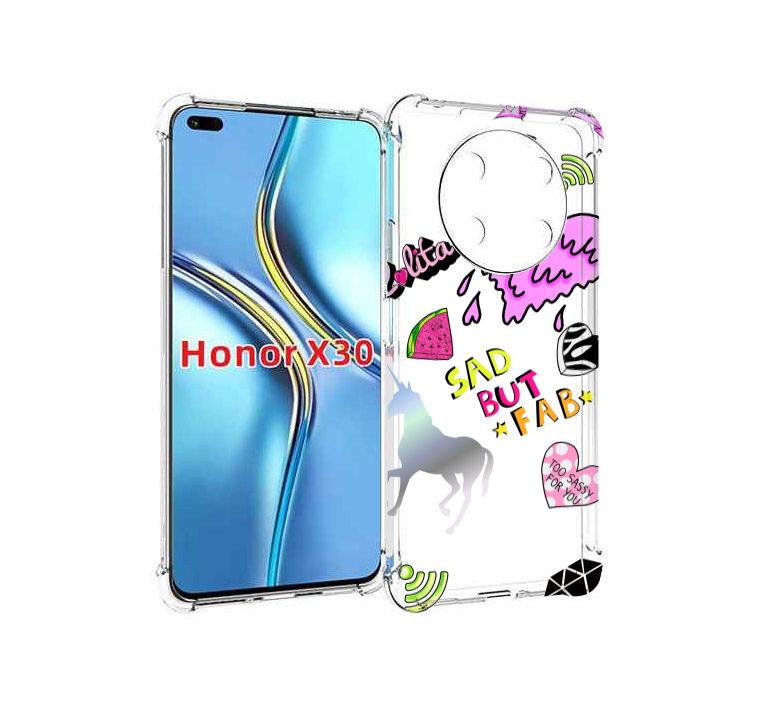 

Чехол MyPads красивые-смайлики для Honor X30 / Magic4 Lite 5G, Прозрачный, Tocco