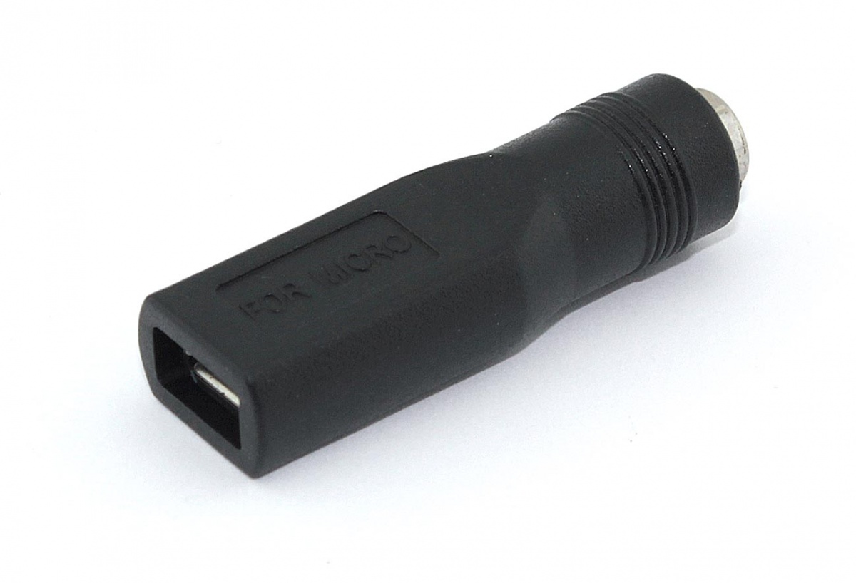 Переходник 5.5х2.5mm на Micro USB мама