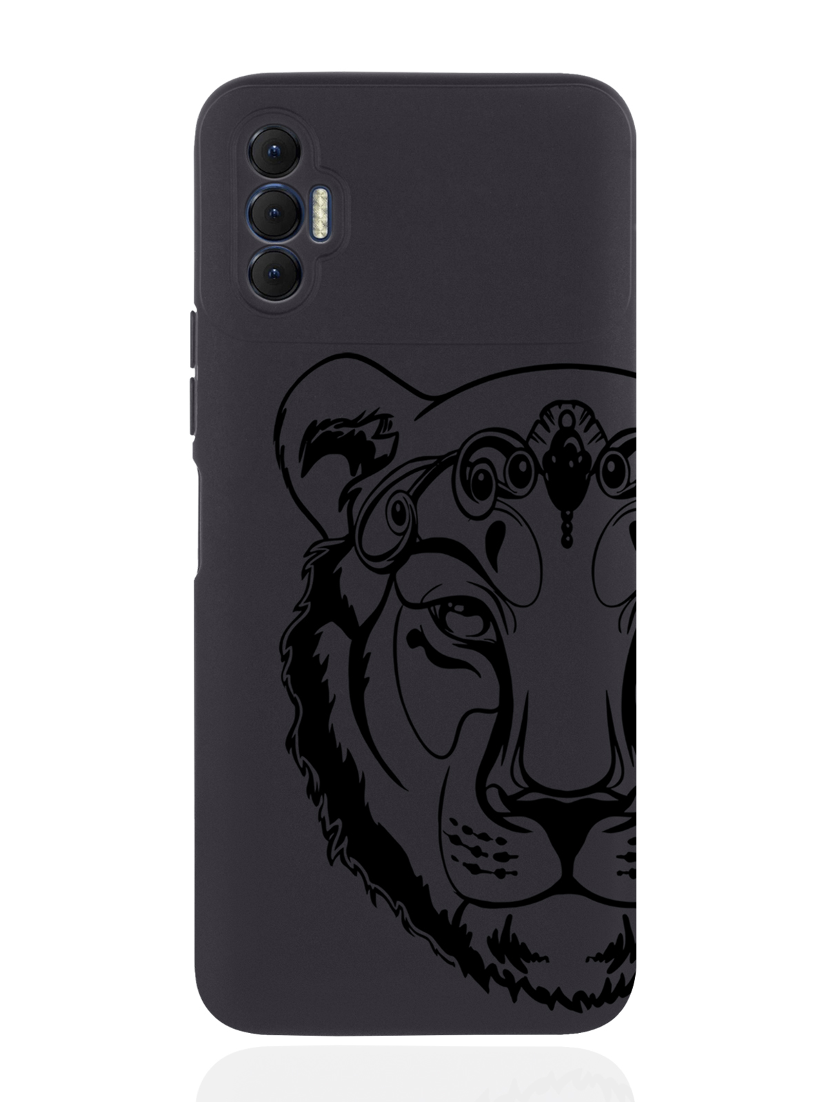 

Чехол MustHaveCase для Tecno Spark 8P Львица черный