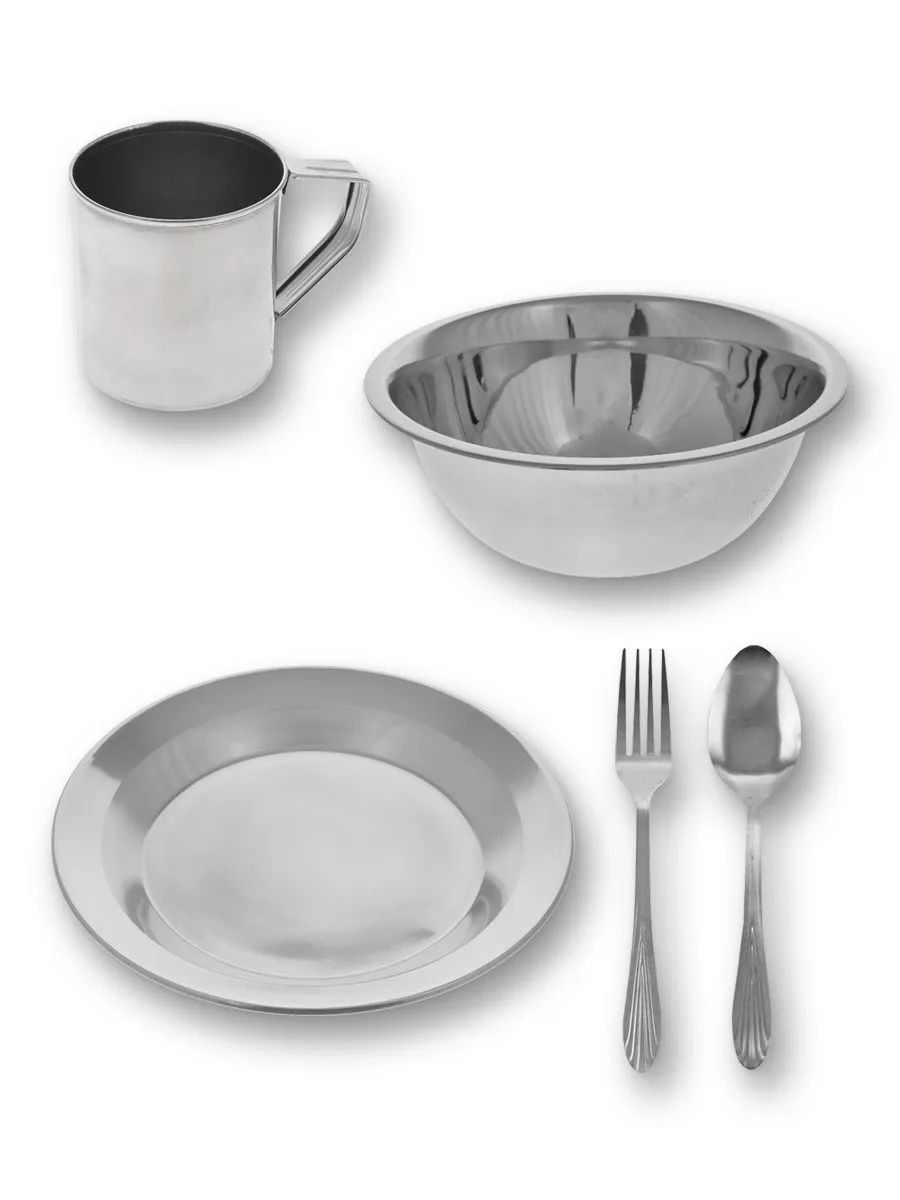 Набор туристической посуды PROFI HOUSE для похода и кемпинга, 5 предметов