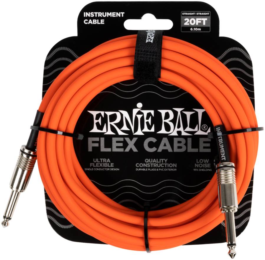 

Инструментальный кабель Ernie Ball 6421, 6м, Оранжевый