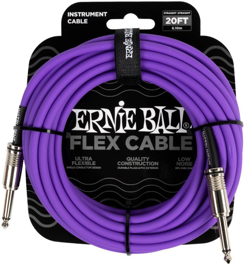 

Инструментальный кабель Ernie Ball 6420, 6м, Фиолетовый