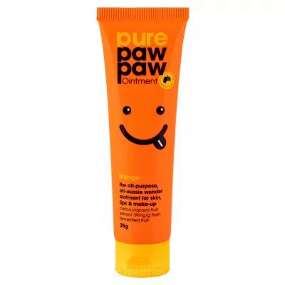 Бальзам для губ Pure Paw Paw Ointment Mango восстанавливающий, с ароматом манго 25 г бальзам для губ pure paw paw клубничный смузи восстанавливающий 15 г