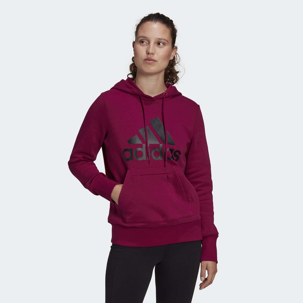 

Толстовка женская Adidas W BOS OH HD POWBER розовая M, W BOS OH HD POWBER