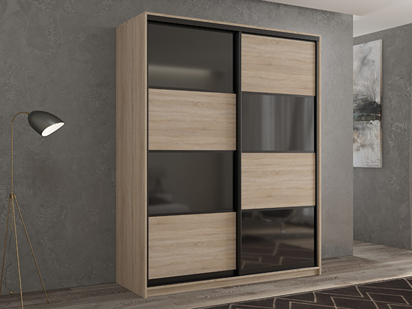 

Шкаф-купе 2-х дверный Кааппи 13 Дуб Сонома Светлый 120х60х230 см, Коричневый