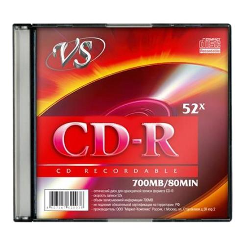 фото Диск vs cd-r slim 52x 700 мб