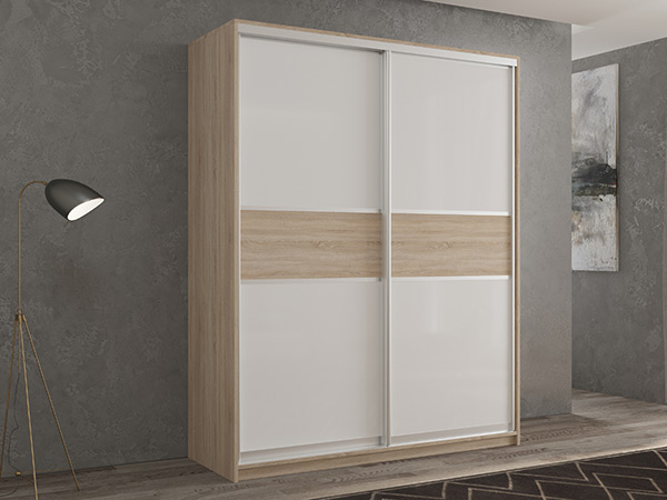 

Шкаф-купе 2-х дверный Кааппи 11 Дуб Сонома Светлый 140х60х230 см, Коричневый