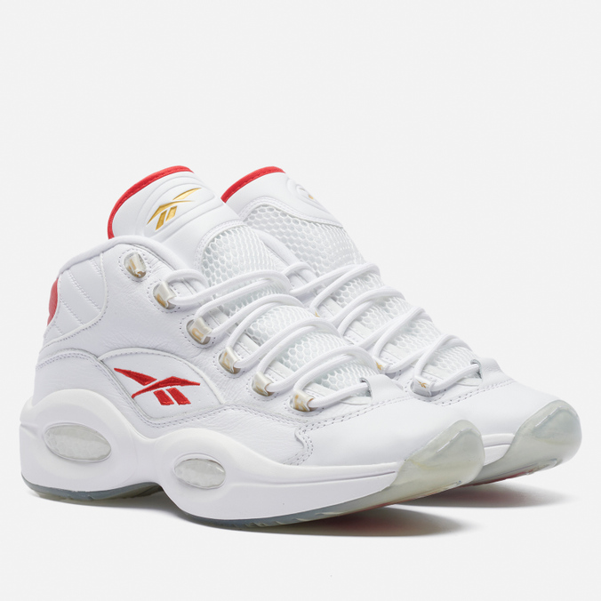 фото Кроссовки мужские reebok question mid белые 45 eu