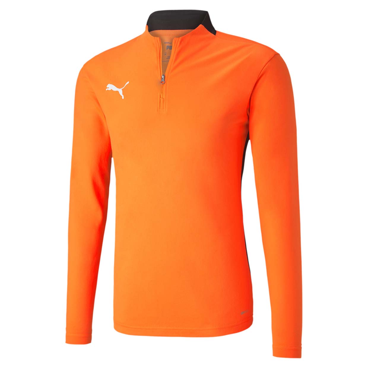 фото Лонгслив мужской ftblplay 1 4 zip top puma оранжевый m