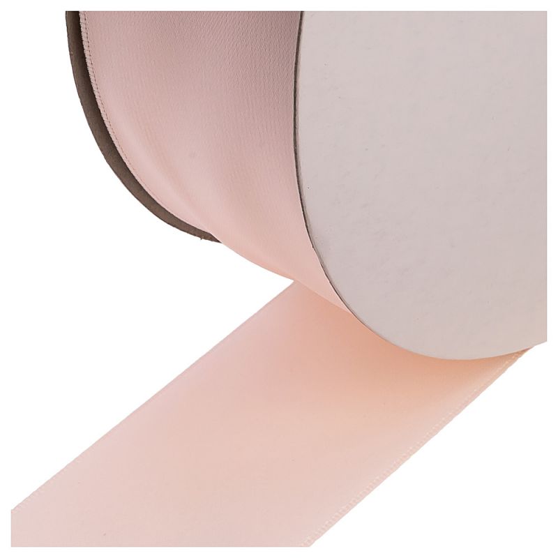 ЛЕНТА АТЛАСНАЯ, СВЕТЛО-РОЗОВАЯ, ШИРИНА=3,8 СМ ДЛИНА=91,4 М.