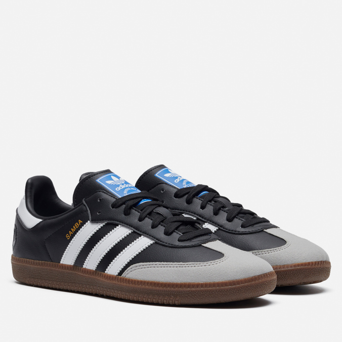 

Кеды унисекс Adidas Samba Vegan черные 41.5 EU, Samba Vegan