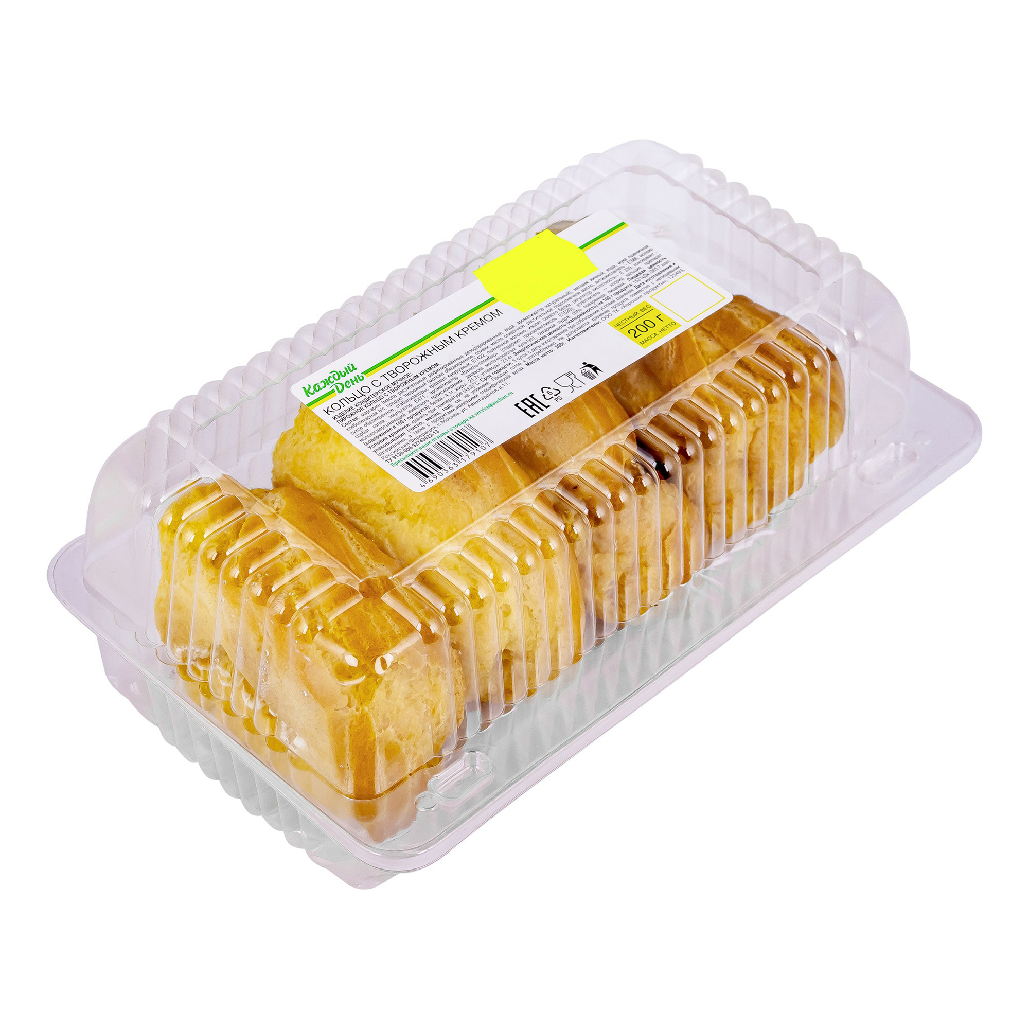 Пирожное Каждый День творожное кольцо 200 г