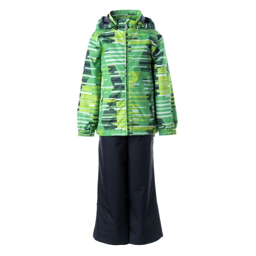 Комплект верхней одежды Huppa YOKO, 32087-зеленый с рисунком, 104 рюкзак текстильный с печатью на верхней части 38х29х11 см зеленый