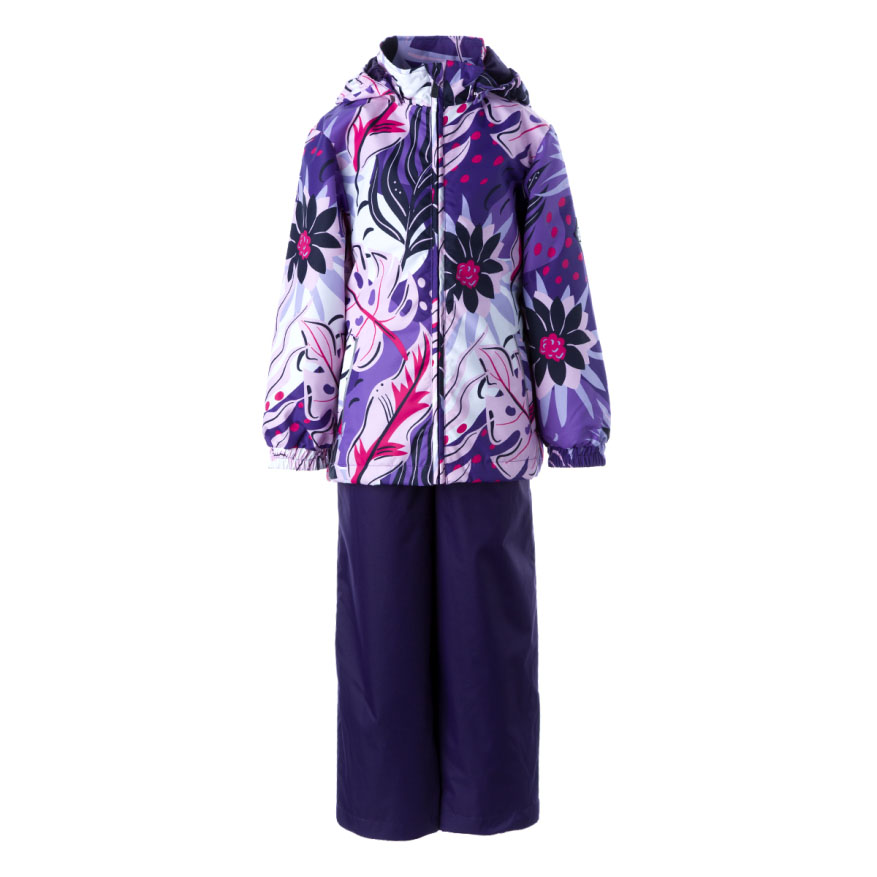 Комплект верхней одежды Huppa YONNE, 34053-лиловый с цветами, 116