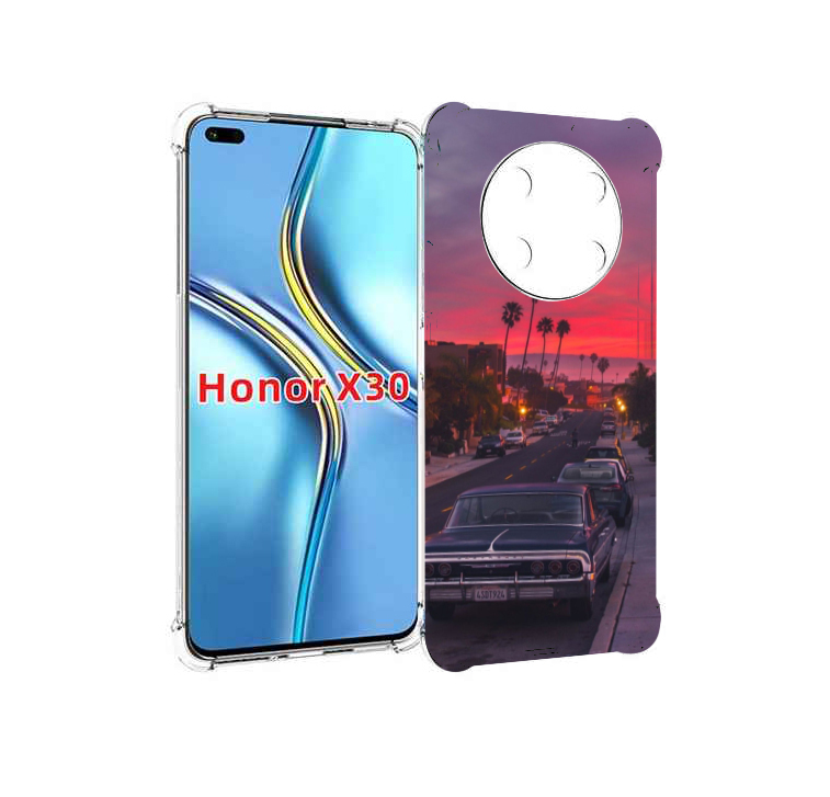 

Чехол MyPads красивая дорога америки для Honor X30 / Magic4 Lite 5G, Прозрачный, Tocco