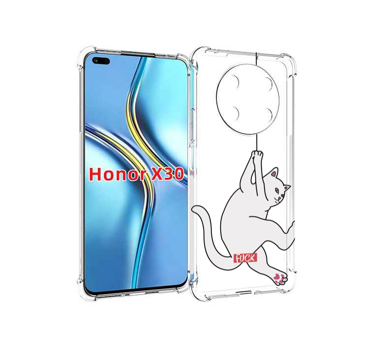 

Чехол MyPads котяра-на-веревке для Honor X30 / Magic4 Lite 5G, Прозрачный, Tocco