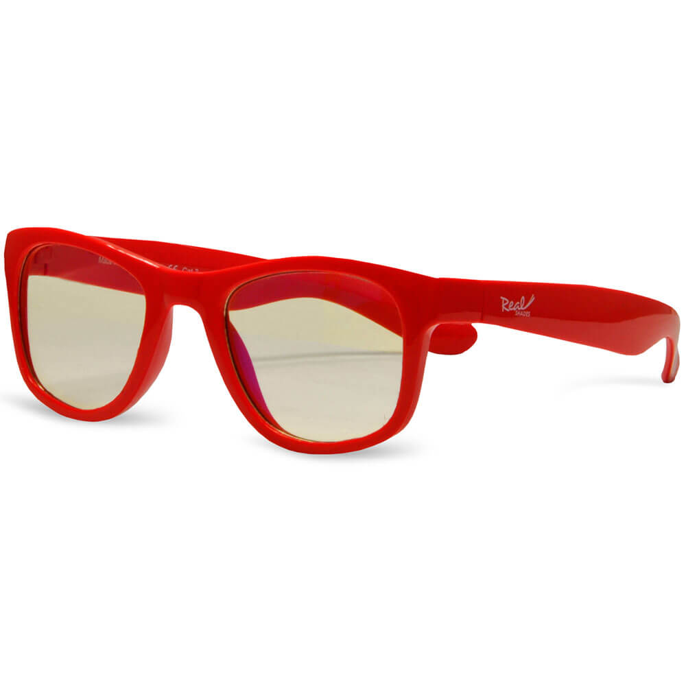 фото Компьютерные очки для детей 10+ и взрослых screen shades real kids maroon red