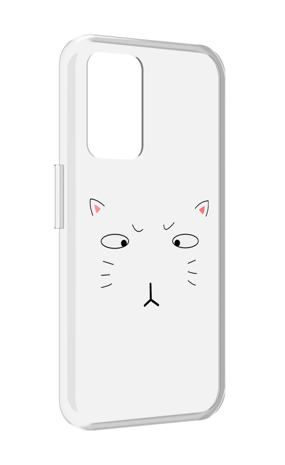 

Чехол MyPads кот-части-лица для Realme GT Neo3T, Прозрачный, Tocco