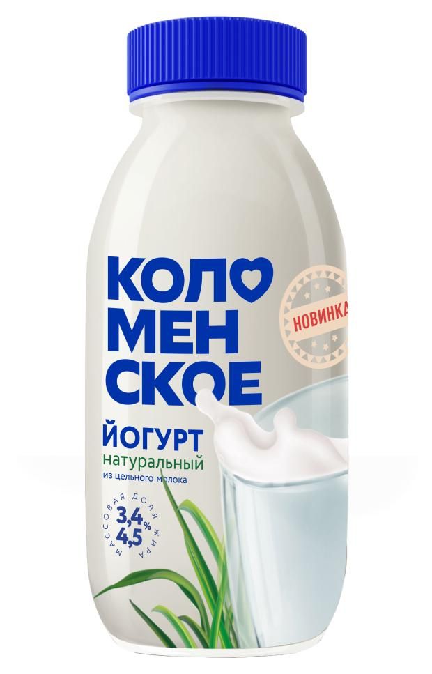 Йогурт питьевой Коломенское натуральный 260 г