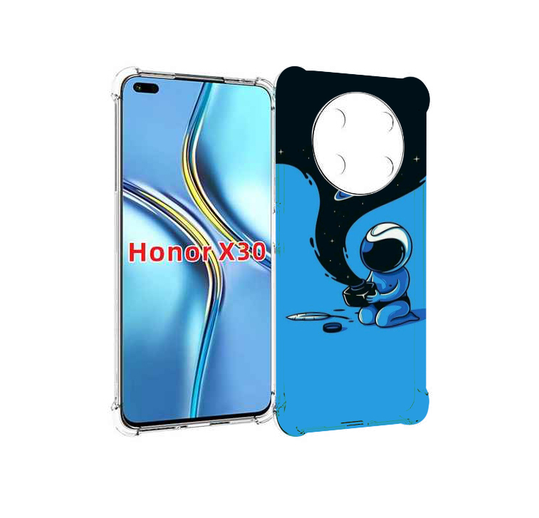 

Чехол MyPads космос из черной краски для Honor X30 / Magic4 Lite 5G, Прозрачный, Tocco
