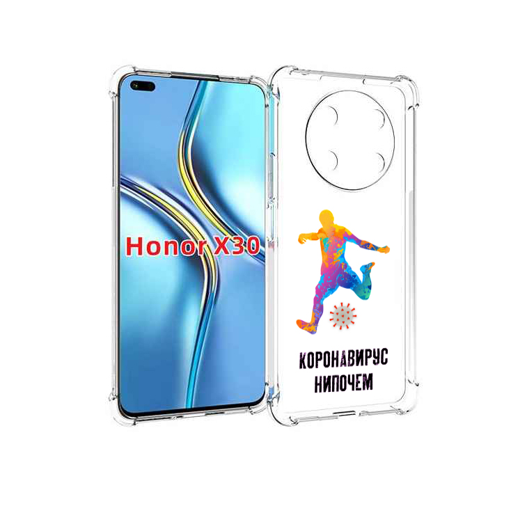 

Чехол MyPads коронавирус-нипочем для Honor X30 / Magic4 Lite 5G, Прозрачный, Tocco