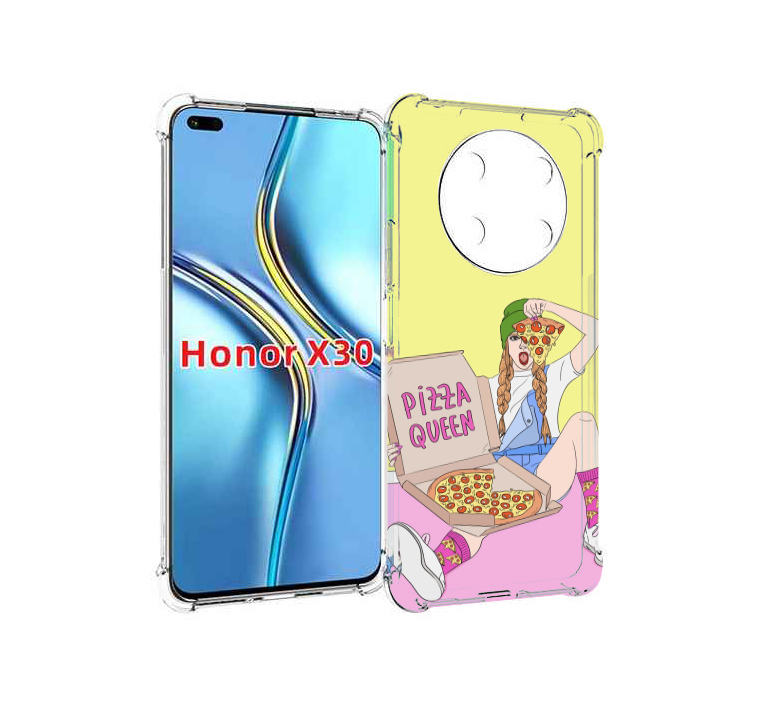 

Чехол MyPads королева-пиццы женский для Honor X30 / Magic4 Lite 5G, Прозрачный, Tocco