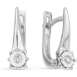 

Серьги женские из золота АЛЬКОР 21969-200, бриллиант, 21969-200