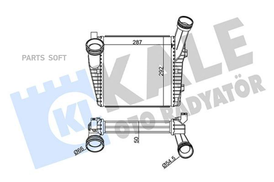 

Интеркулер Audi Q7 - Porsche Cayenne - Volkswagen Touareg KALE 344745