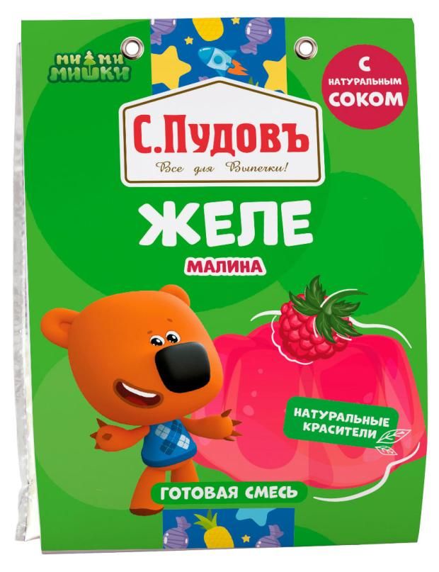 

Смесь для приготовления десерта С.Пудовъ Желе малина 45 г