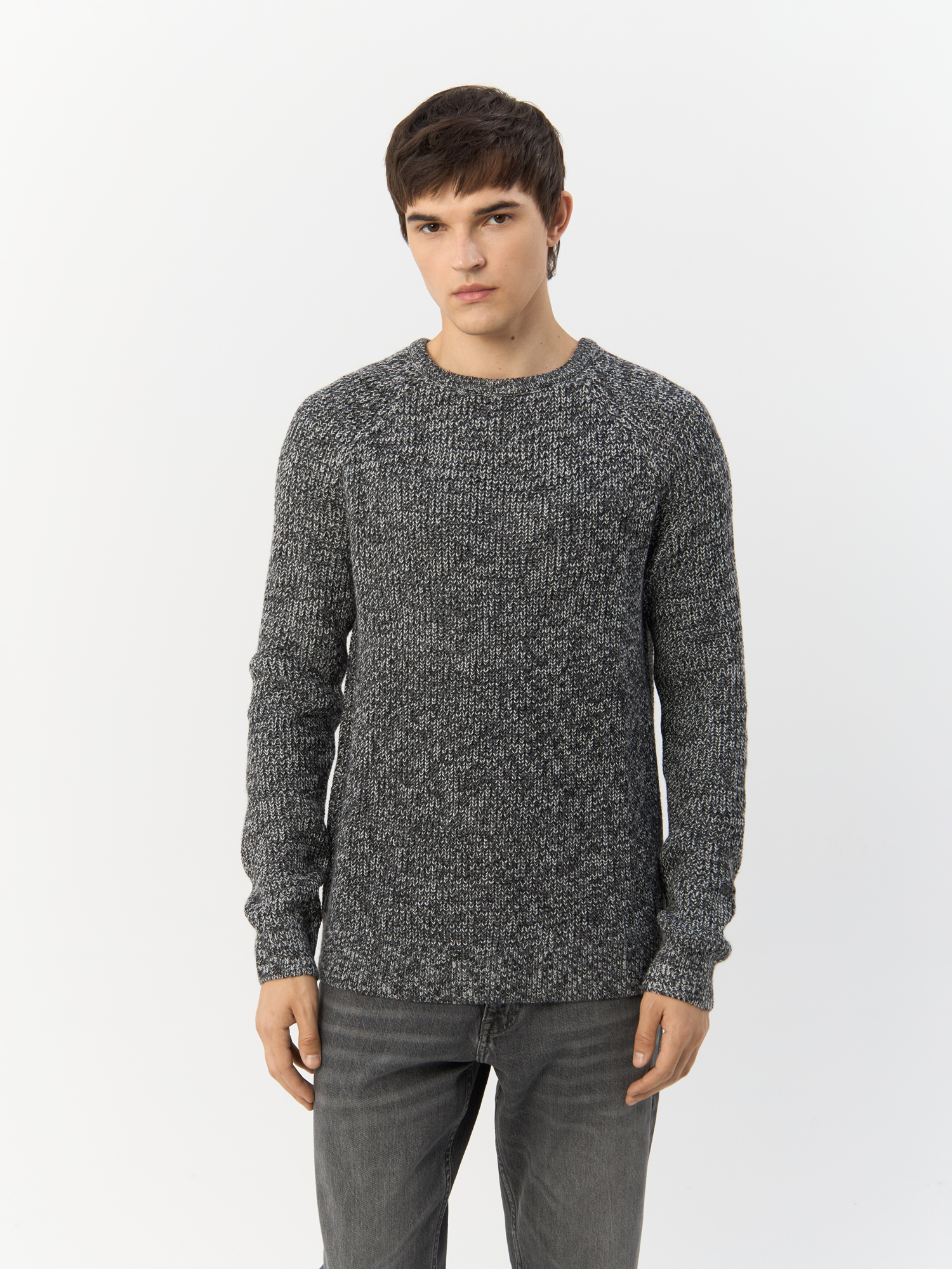 

Джемпер мужской QS by s.Oliver 2134608/99W0 серый M, 2134608