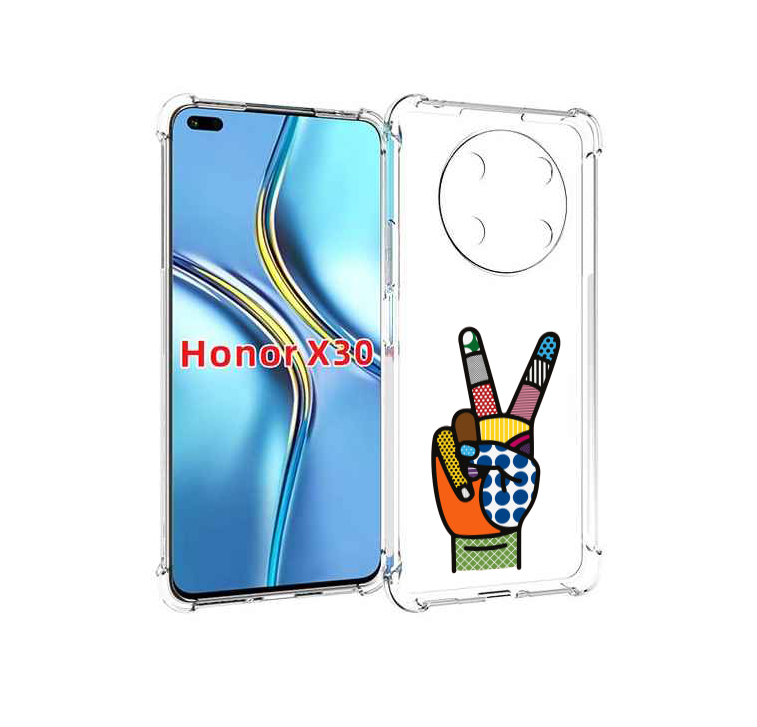 

Чехол MyPads йоу пальчики для Honor X30 / Magic4 Lite 5G, Прозрачный, Tocco