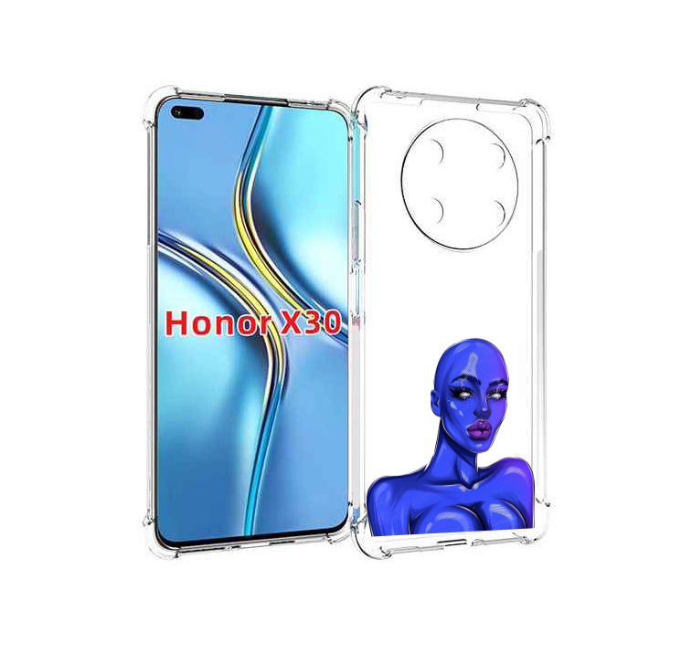 

Чехол MyPads инопланетянка для Honor X30 / Magic4 Lite 5G, Прозрачный, Tocco