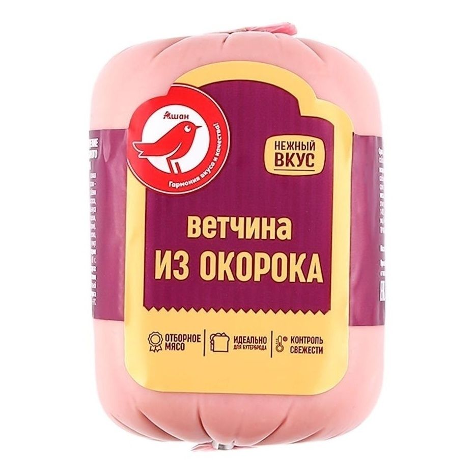 

Ветчина из окорока Красная птица 400 г
