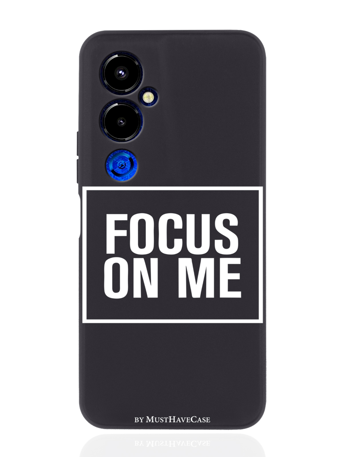 фото Чехол musthavecase для tecno pova 4 pro focus on me черный