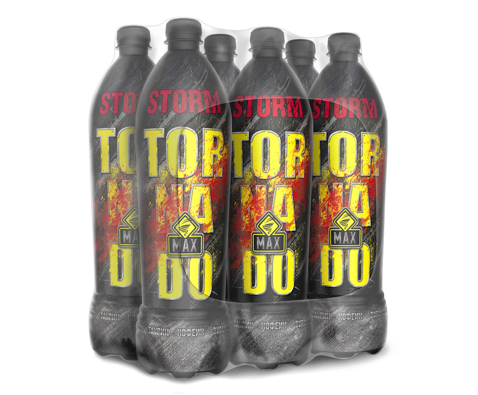 

Напиток Tornado Max Storm энергетический 6шт*1л
