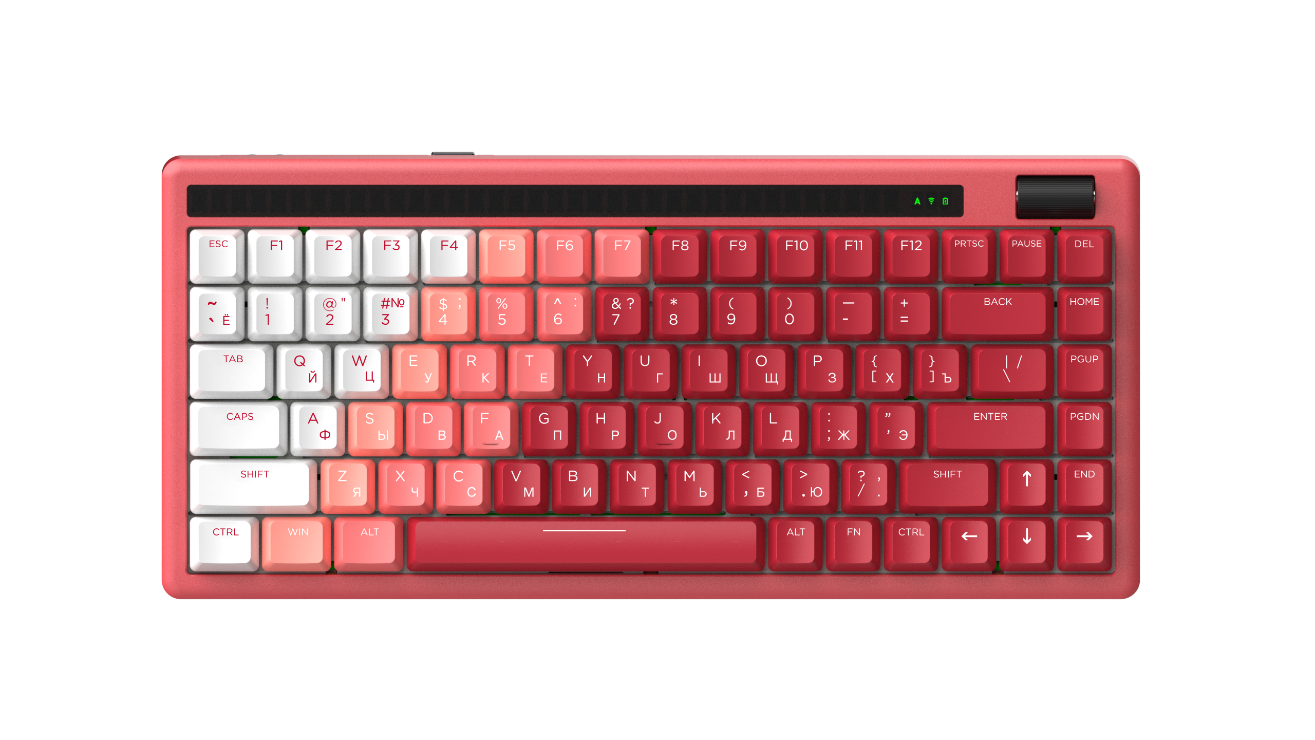 Проводная/беспроводная игровая клавиатура Dareu A84 Pro красный (A84 Pro Flame Red)