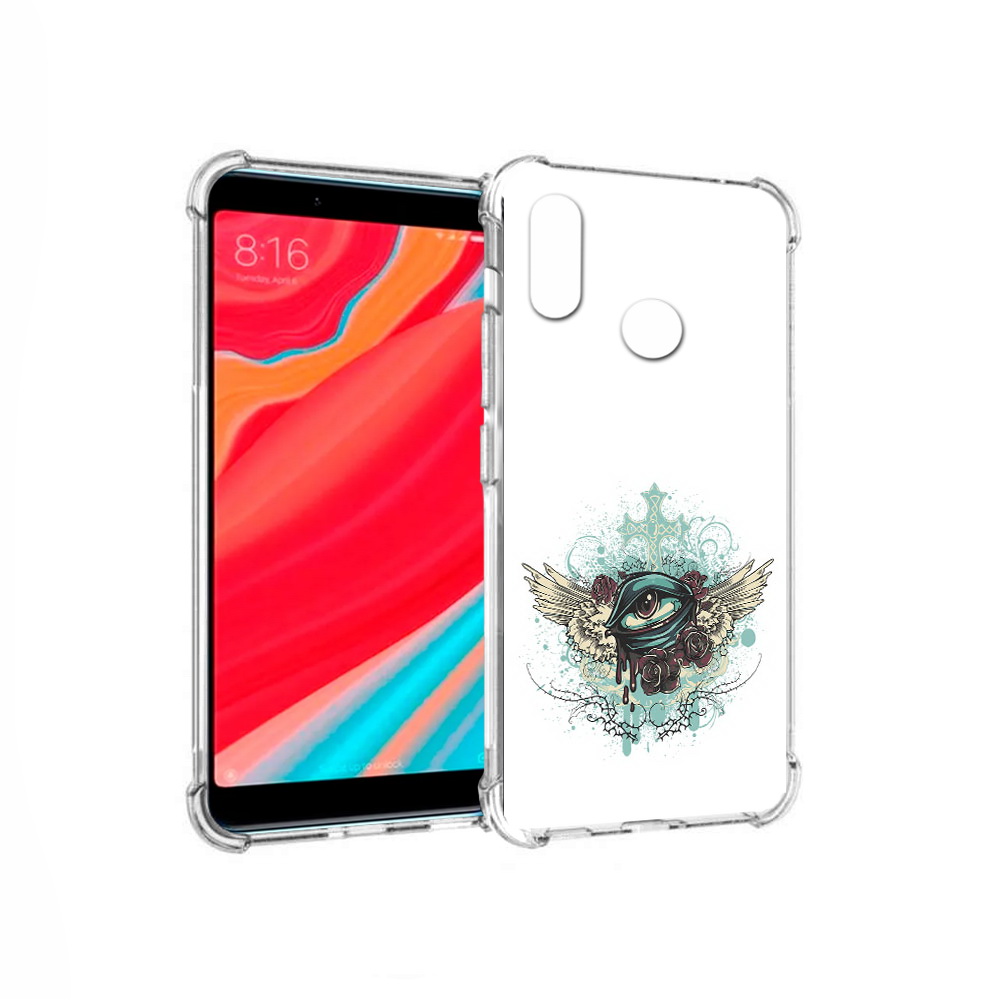

Чехол MyPads Tocco для Xiaomi Redmi S2 плачущий глаз с крыльями (PT111025.312.544), Прозрачный, Tocco