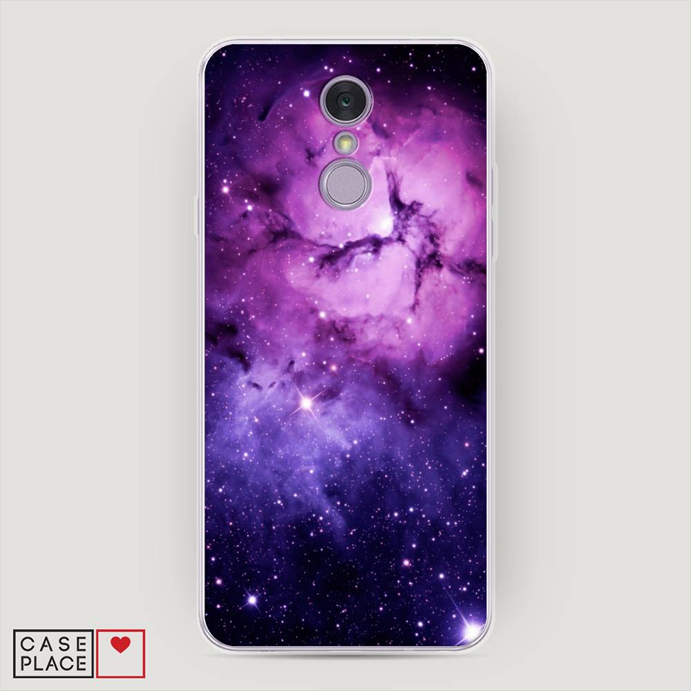

Чехол Awog на LG Q7 (Plus, Alpha) "Космос 18", Фиолетовый, 83550-4