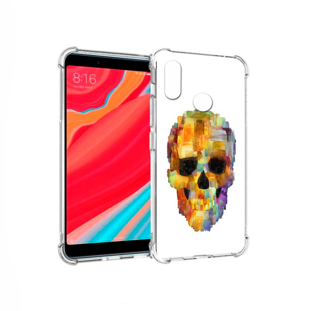 

Чехол MyPads Tocco для Xiaomi Redmi S2 нарисованный череп (PT111025.312.516), Прозрачный, Tocco