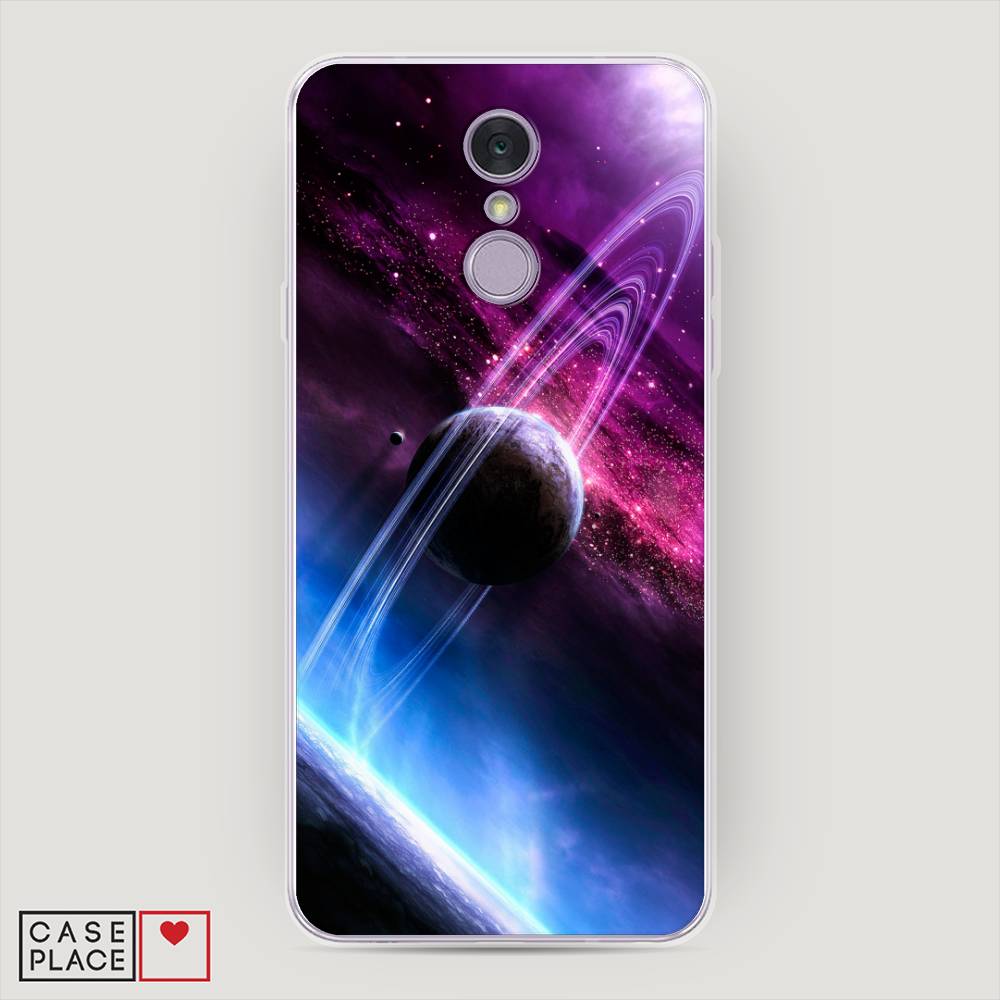 

Чехол Awog на LG Q7 (Plus, Alpha) "Космос 17", Черный;фиолетовый, 83550-4