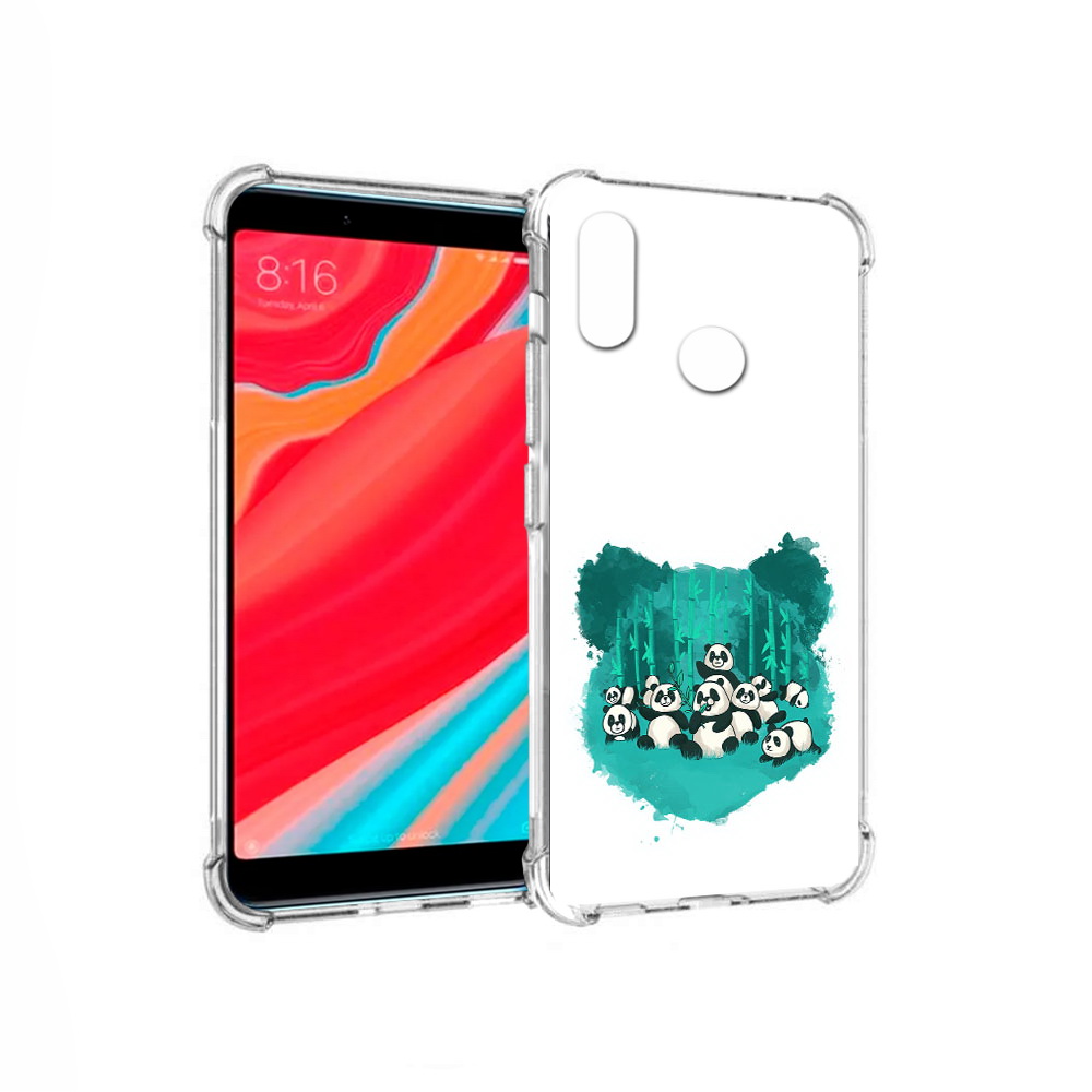

Чехол MyPads Tocco для Xiaomi Redmi S2 нарисованные панды (PT111025.312.508), Прозрачный, Tocco