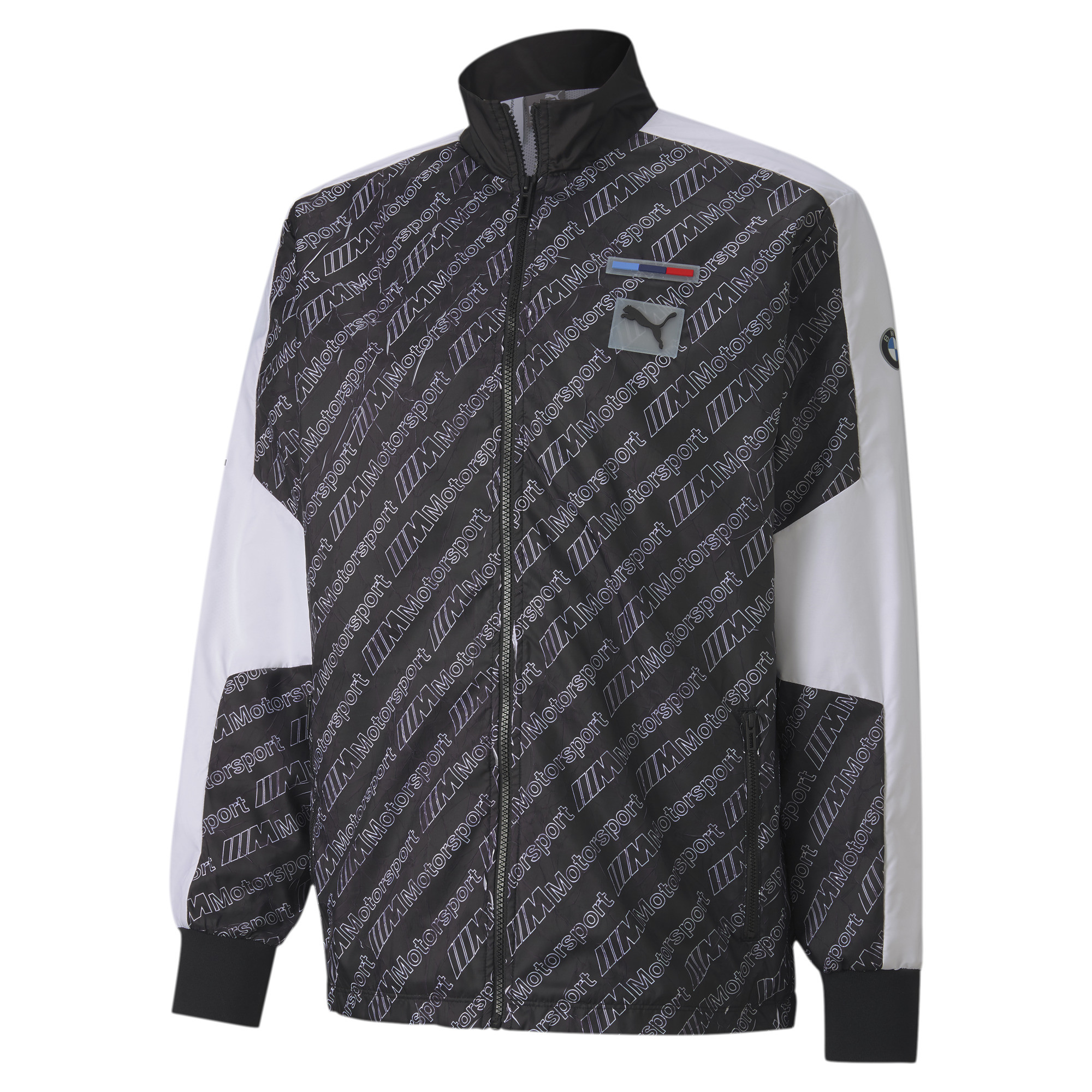 фото Спортивная ветровка мужская puma bmw mms street jacket черная xl