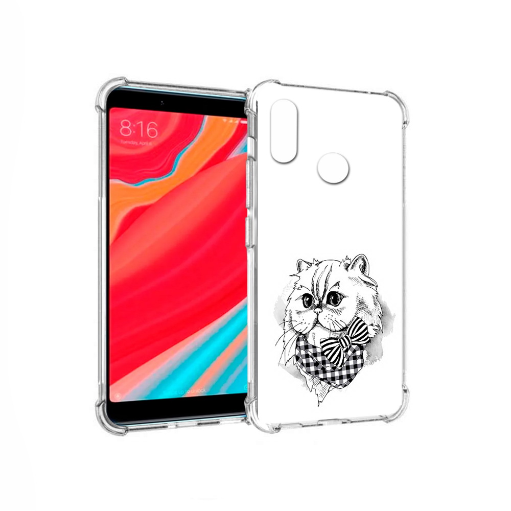 

Чехол MyPads Tocco для Xiaomi Redmi S2 нарисованная красивая кошечка (PT111025.312.503), Прозрачный, Tocco