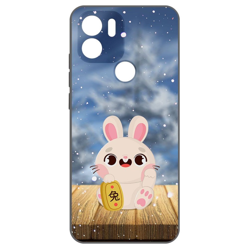 

Чехол-накладка Софт Год кролика для Xiaomi Redmi A1+, Черный
